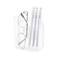 Miniatyrbillede 4 af 5: 4 stk. vægmonteret transparent opbevaringsreol multifunktionsreol stationær finishhylde fjernbetjening Co