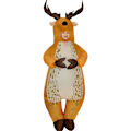 Miniatyrbillede 2 af 5: Oppusteligt julemandskostume til voksne - unisex - til cosplay-fest (ren)