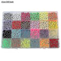 3200 aquabeads 24 separata färgförpackningar kristallpärlor barn gör-det-själv-set p