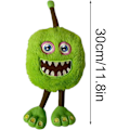 Miniatyrbild 2 av 5: My Singing Monsters Plyschleksak | My Wubbox Singing Monsters Plyschdocka | Mjuka My Furcorn Singing Monsters Spelfigurer Stoppade Leksaker