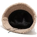 Pikkukuva 5 / 5: Talvinen Pehmeä Karvainen Bucket Hat - Tekokarvainen Shearling Kalastajan Hattu Naisille