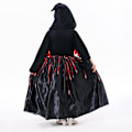 Miniatyrbillede 3 af 4: Halloween Børne Cos Heks Kostumer Piger Halloween Cosplay Fest Sort Uhyggelige Kostumer M