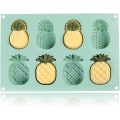 Miniatyrbilde 1 av 5: 8-hulls silikonform ananas, morsom ananas isbitbrett, sjokolade, godteri, fargestifter, keto-fettbomber, kakedekorering