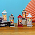 Miniatyrbilde 5 av 5: Julelykt Lysestake Lampe Nattlys Skrivebord Julepynt red Big