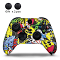 Miniatyrbillede 2 af 5: Xbox Series Controller Silikon Cover Series S/X Controller Beskyttende Cover med Knaphætte Black