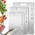 Skärbräda i titan, 3-pack, dubbelsidig skärbräda för köket A 3pcs