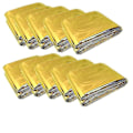 Miniatyrbillede 1 af 8: 10 stk. nødblanketter Foldbar Guld 210x160cm Sølv + Guld-- null ingen