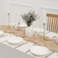 Miniatyrbilde 3 av 4: Thanksgiving Bordsløper Rust Cheesecloth Bordsløper 13.3ft Boho Gauze Cheese Cloth 160inch Lang for Bryllup Brud Bursdagsfest Bord