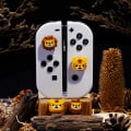 Miniatyrbillede 3 af 5: Tommelfingergrebshætter til Nintendo Switch, søde joystick-covers med 3D-mønster, blødt, sødt analogt silikone 4-delt sæt til Switch/OLED/Lite, løve og tiger