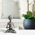 Miniatyrbild 5 av 5: Alien Resinprydnader, UFO Utomhus Trädgårdsdekoration, Utomjordiska Figurer