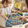 Miniatyrbild 2 av 7: Trigger brädspel |. Interaktivt triangelkedjespel |. Triangelspel med elastiskt band. Triangelstrategispel för barn och vuxna