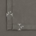 Miniatyrbilde 5 av 5: od Pocket Hvite Gardiner for Stue - Termisk Isolerte Vindusbehandlingsgardiner for Soverom, 2 Paneler, 52 x 63 Tommer