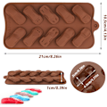 Miniatyrbillede 3 af 5: Silikonebilchokoladefad - Sportsvogn Silikoneform til kagedekoration, gelé, slik, fondant, harpiks - 2 stk.