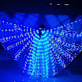 Miniatyrbilde 1 av 2: 145cm LED Magdans Kostymer Engel Sjal Fe Utførende Klær Glød Kostymer Med Justerbar Pinne For 160-178cm Høy Acid blue