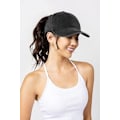 Miniatyrbillede 2 af 5: Hestehale Baseball Hat Distressed Retro Vasket Kvinder Twill