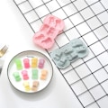 Miniatyrbillede 4 af 5: Bil Silikoneform 3D Bilform Chokolade Slikform Sød Racerbilform til Børn Brugt til at lave håndlavede kager, farveblyanter, fondant, isterninger (2 stk)