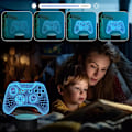 Miniatyrbilde 2 av 4: Hologram-kontroller 3D nattlys for barn, 16 farger og fjernkontroll med dimmerkontroll, tilbehør til gutter og jenters videospillrom, julegave eller bursdagsgave til barn