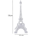 Miniatyrbillede 3 af 5: Eiffeltårn Natlampe Indbygget Farveskift Skrivebord Soveværelse Dekoration LED Lampe Farverig Paris Mode Stil Akryl 19 cm Kagepynt