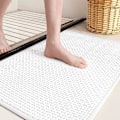 Miniatyrbillede 1 af 5: Chenille bademåtter - skridsikre, absorberende, hurtigtørrende, tynde, maskinvaskbare - 16\"x24\" små bademåtter til badeværelsesgulv
