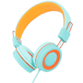 Miniatyrbilde 2 av 5: Barnehodetelefoner Barn Hodetelefoner On Ear For Study Tablet Airp Oransje
