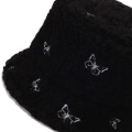 Miniatyrbillede 3 af 5: Vinter Plys Fuzzy Bucket Hat Kunstig Pels Shearling Fiskerhatte til Kvinder