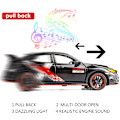 Pikkukuva 3 / 5: Diecast-auto 1/32 Honda Civic Type-R -malliauto, vetäytyvä leluauto valoilla ja äänillä