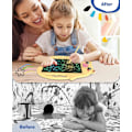 Miniatyrbilde 4 av 5: LCD-skrivetavle for barn, 10 tommers LCD-tegnebrett, fargerik skrivetavle for barn i alderen 3-6 år, læringstleker, slettelig gjenbrukbar skrive- og tegnetavle