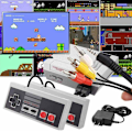 Miniatyrbild 1 av 5: Klassisk Mini Underhållningssystem med 620 Videospel, AV och HDMI HD-utgång, Plug and Play 2 buttons