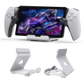 Miniatyrbilde 1 av 5: Håndholdt spillkonsollholder Tabletter Stativ, Tablettstativ for PlayStation Portal/for Rog Ally Spillmaskin Tablettstativ Holder Tilbehør (hvit)