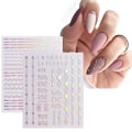 Pikkukuva 5 / 5: 12 arkkia Aurora kynsien taidetarroja tarrat itseliimautuvat Pegatinas Uñas Glitter Holographic kynsien tarvikkeet kynsien taiteen suunnittelukoristeet