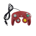 Miniatyrbild 2 av 6: Gamecube Gamepad, 2-pack klassisk gamepad med vibrationsjoystick Red