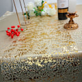 Miniatyrbillede 3 af 4: Glitter Metallic Guld Bordløber 11 Tommer x 49 Fod Tommer Tynd Mesh Sparkle Bordløber Rulle Borddekorationer til Bryllup Brudebruser