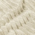 Miniatyrbild 3 av 4: Fleecefilt - 3D Ribbad Jacquard Dekorativ Gul Överkast för Soffa & Säng, Lätt Varm Mysig Mjuk Fuzzy Filtar 50x60 tum
