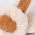 Miniatyrbillede 3 af 5: Vinteruld ørevarmere til mænd og kvinder søde fluffy ørevarmere bløde hyggelige udendørs ørevarmer