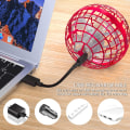 Miniatyrbild 3 av 4: Flygande Orb Ball Leksaker Soaring Hover Boomerang Spinner Handkontrollerad Mini Drone Kosmisk Globe Spinning Barn Vuxna Utomhus Flyg Leksak Födelsedagspresent Cool