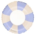 Miniatyrbilde 1 av 4: Oppblåsbar badering for barn, badering poolbøye, retrostripet PVC oppblåsbar bøye poolbøye Striped blue Suitable for ages 2-4