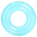 Miniatyrbilde 1 av 4: Oppblåsbar badering for barn, badering poolbøye, retrostripet PVC oppblåsbar bøye poolbøye Transparent blue Suitable for teenagers