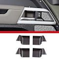 Miniatyrbillede 1 af 5: Til Land Rover Defender 90/110 20-23 Bil Indvendig Dørskål Dæk Trim Sticker Dekoration Trim Abs Korn Træ Grain Wood- 110