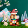 Miniatyrbillede 2 af 5: 2023 Julelegetøjsbyggesæt Julehjorte Miniature Byggesæt Feriegave Træn Håndfærdigheder og Intelligens (Rensdyr)