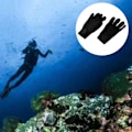 Pikkukuva 4 / 5: 1,5 mm neopreeni sukellus hanskat liukumattomat märkäpuvun hanskat miehille naisille vesihanskat sukellukseen snorklaukseen - musta M