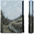 Miniatyrbillede 2 af 5: 3D Relief Notebook Journal Writing Embossed Notebook Journal Handmade Daily Notepad Antique Travel Diary(7.3\" x 5.1\" (Blå-slot)