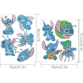 Miniatyrbillede 2 af 5: 9 stk. 5D Stitch DIY Diamond Art Painting Stickers Kits, Lilo DIY Creative Diamond Mosaic Sticker