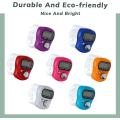 Miniatyrbillede 2 af 4: 32 stk. Finger Tally Counter 5-cifret Display Counter Clicker Nulstillelig Omgangstæller Håndholdt Nummer Click Counter Elektronisk