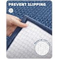 Pikkukuva 4 / 5: Chenille-kylpyhuonematto - Liukumaton, imukykyinen, nopeasti kuivuva, ohut, konepestävä - 16\"x24\" Pieni kylpymatto Matto Kylpyhuoneen lattialle