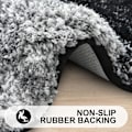 Miniatyrbillede 3 af 5: Luksuriøs Badeværelsesmåtte 20x30, Ekstra Blød og Absorberende Mikrofiber Bademåtte, Skridsikker Plysset Shaggy Badetæppe