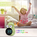 Miniatyrbillede 4 af 5: Børnevækkeur til piger Pære vækkeur med snooze Toddler søvntræningsur til soveværelse Hjemmekontor (Grøn)