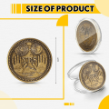 Miniatyrbillede 3 af 4: 10 stk. Ja Nej Udfordringsmønt Beslutningsmønt Mønter Venlighedsmønter Samlermedaljon Souvenir Divination Flip Mønt Lykkemønter i Metal
