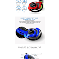 Pikkukuva 2 / 4: Langattomat Bluetooth-kuulokkeet, urheilukuulokkeet, hienkestävät, mikrofonilla, sininen