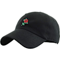 Miniatyrbillede 1 af 3: Rose Flowers Love Good Vibes Mænd Kvinder Dad Hat Baseball Cap Justerbar Unisex