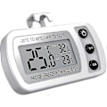 Miniatyrbillede 1 af 5: Køleskabstermometer, Digitalt Frysetermometer, Vandtæt Køleskabstermometer Med Max/min Funktion, Krog, Letlæseligt LCD-display, Til Hjemmet